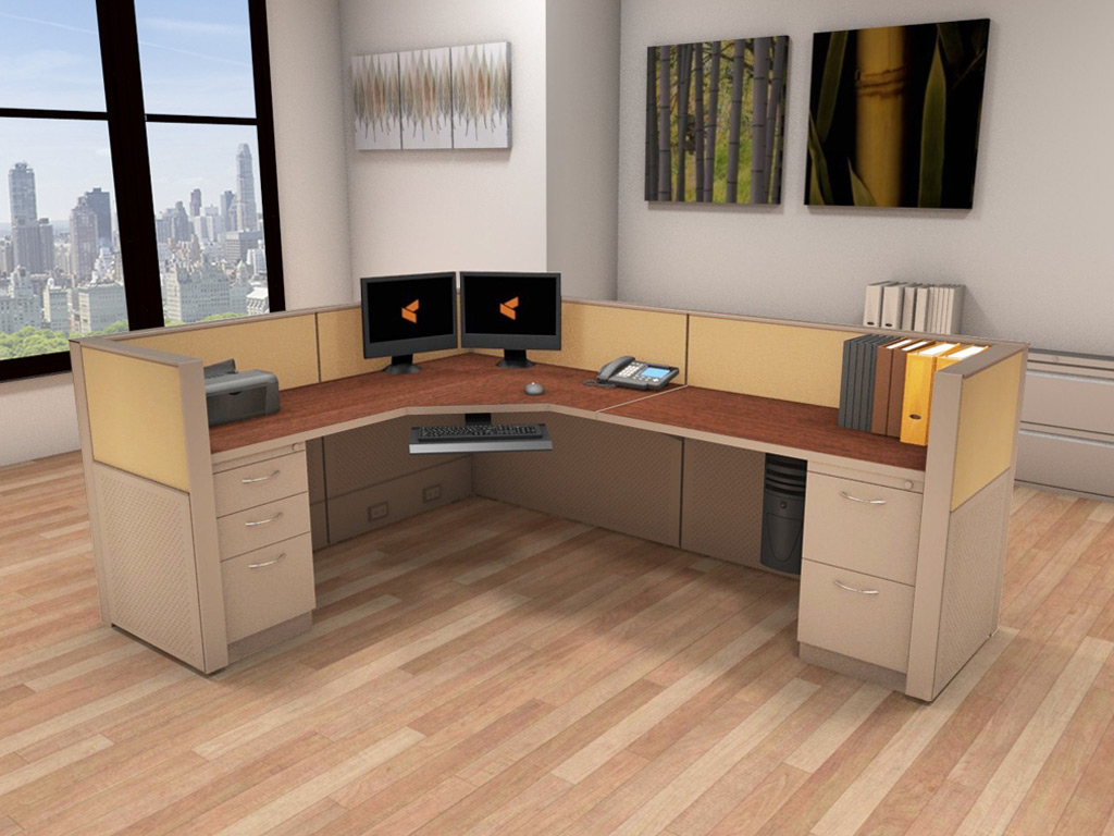 Office Workstation Desk - Matrix Cubicle Systems