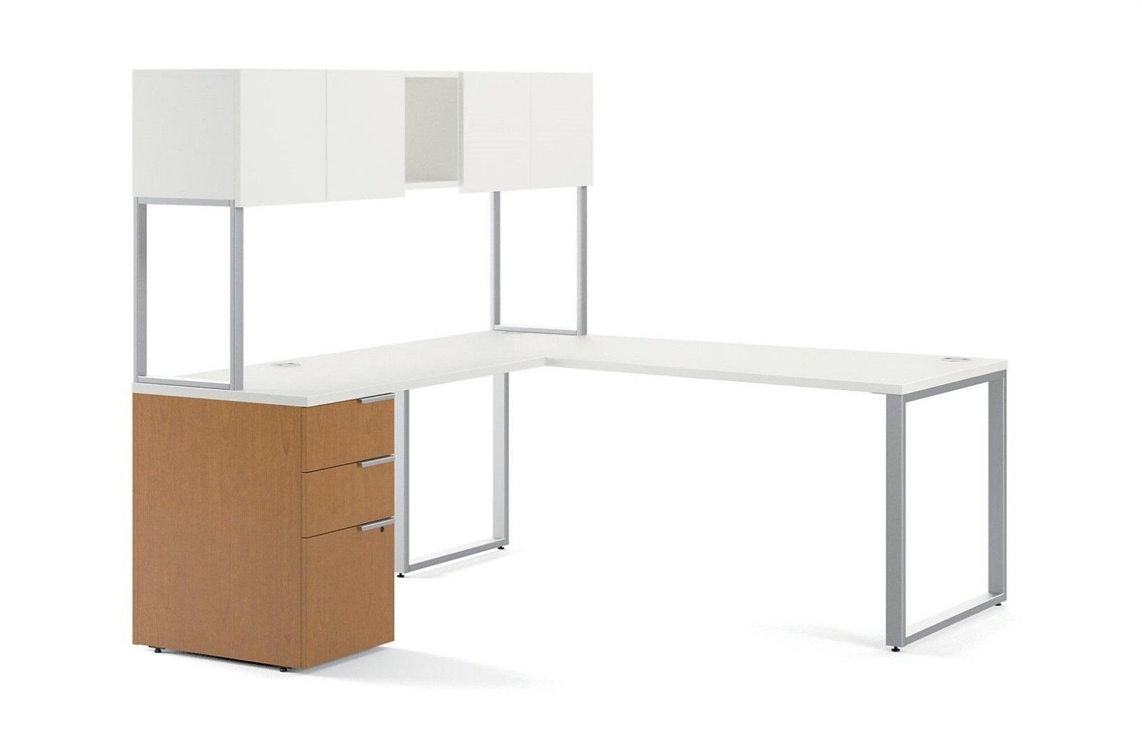 Used Office Desks - HON L-Workstation Desk