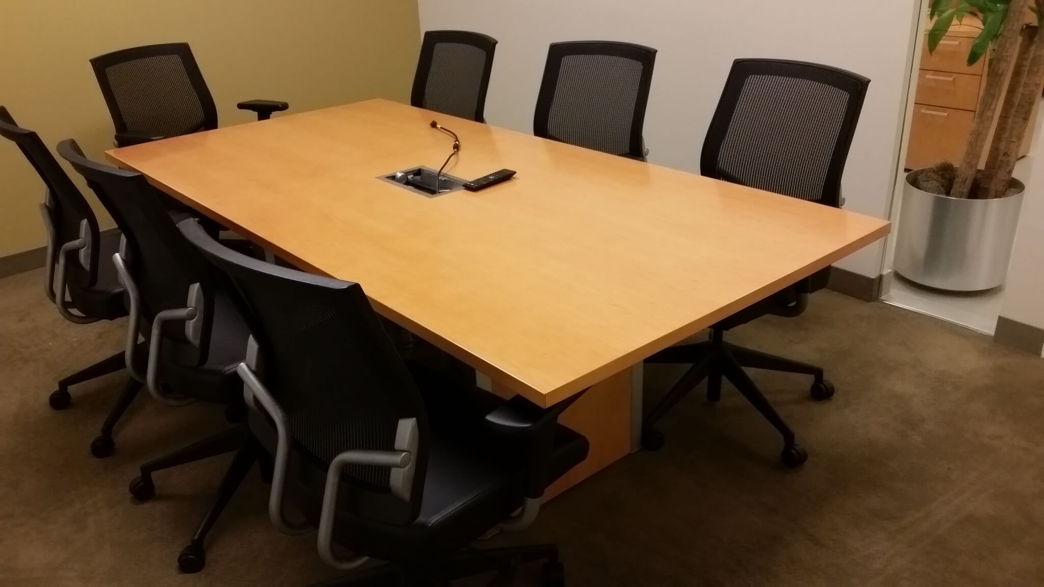 Used Teknion Conference Table 7x3.7 - Used Office Furniture