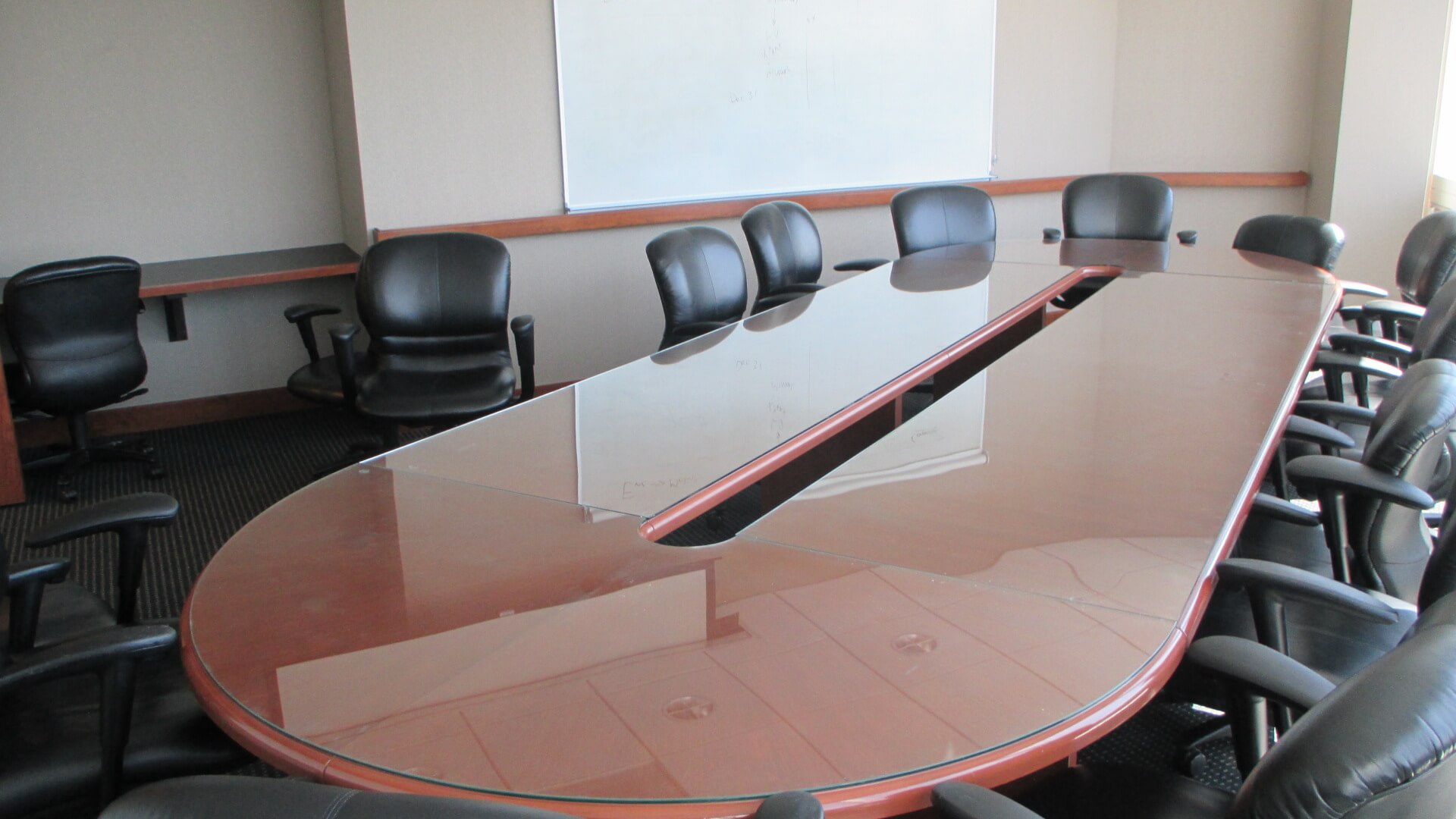 Used Conference Room Tables - Glass Top Table - Used Office Furniture For Sale