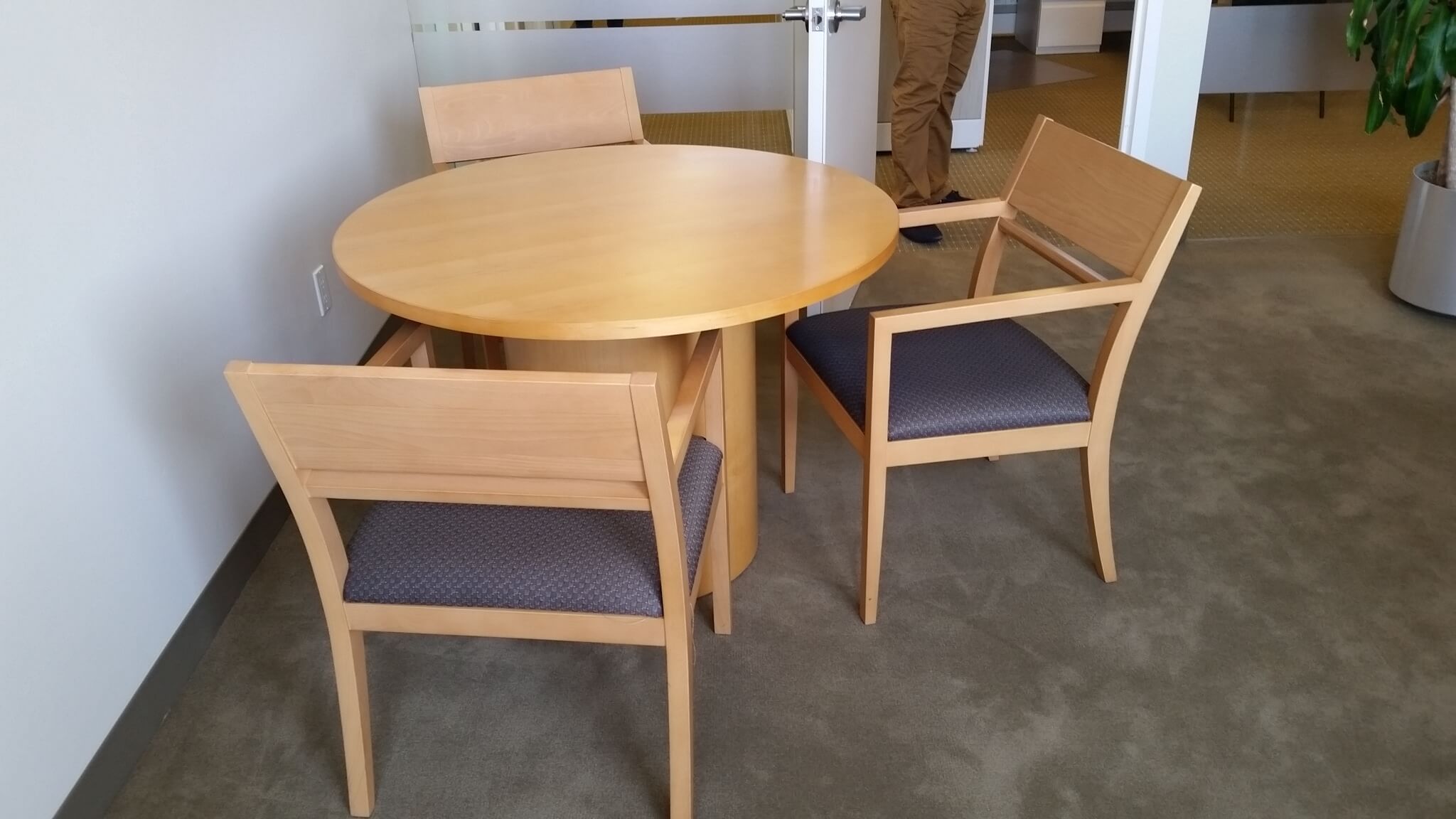 Teknion Wood Guest Chairs - Excellent Condition