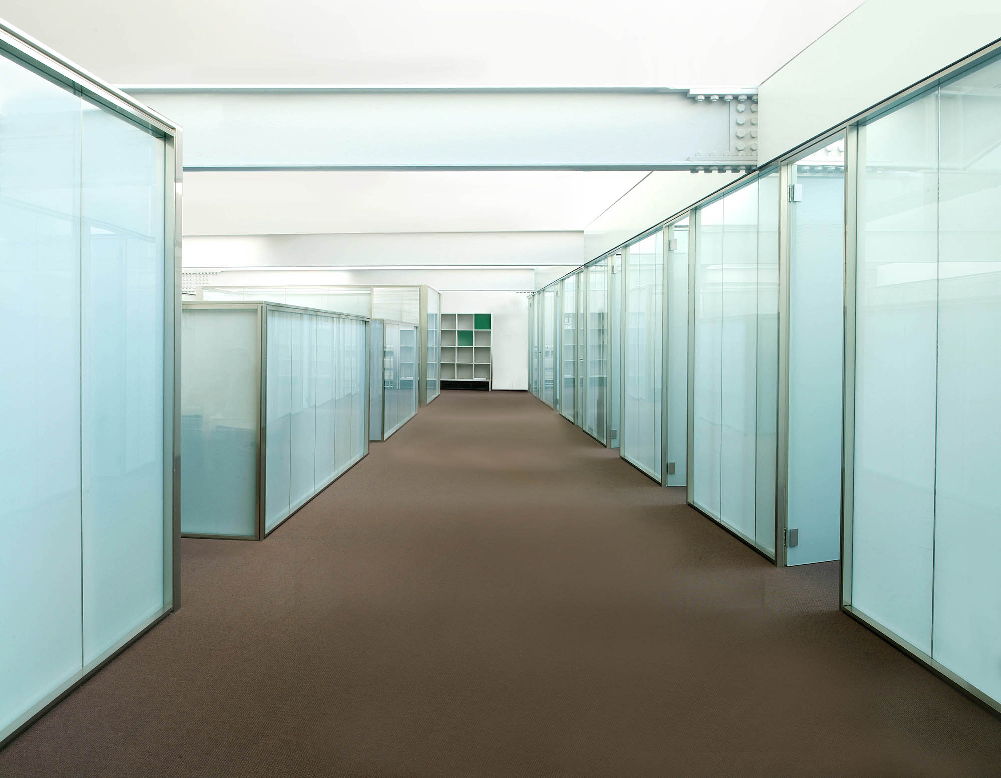 Frosted Glass Wall - Architectural Simplicity Glass Partition Walls