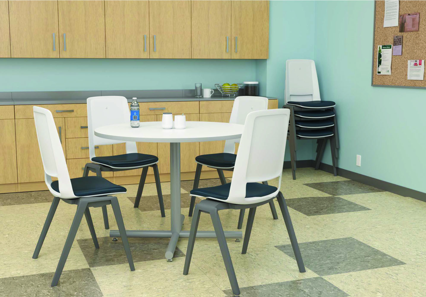 Cafeteria Tables And Chairs - Multi Use Office Furniture Sets