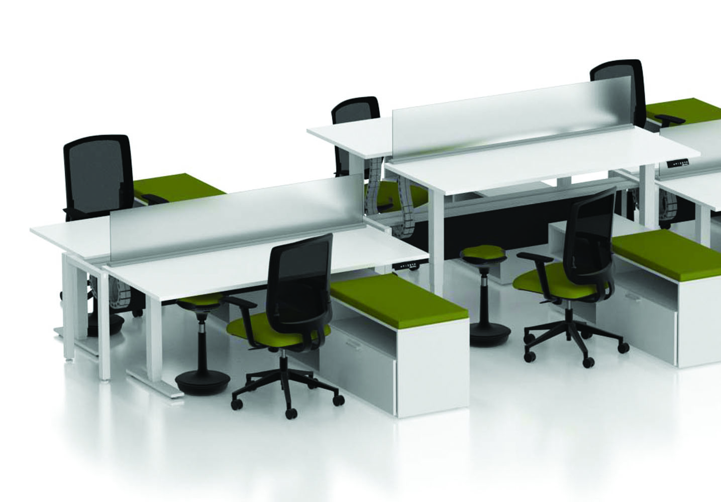 Workstation Office Furniture - Team Spaces Office Furniture Sets