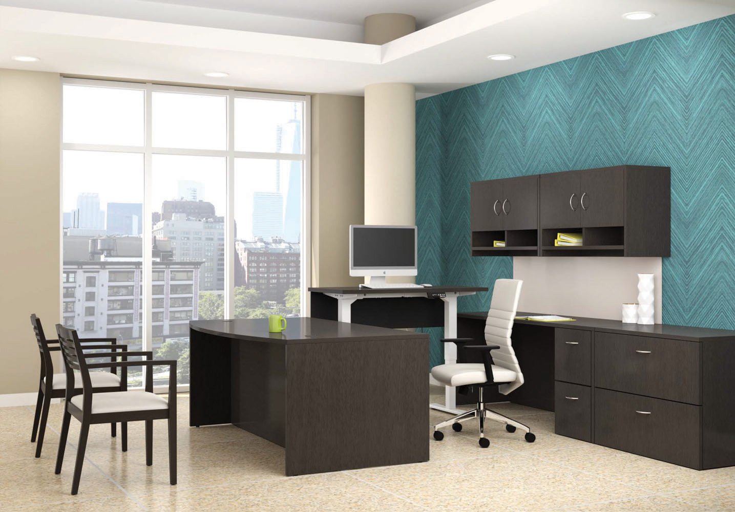 Office Desk And Chair Set - Executive Furniture -Office Furniture Sets