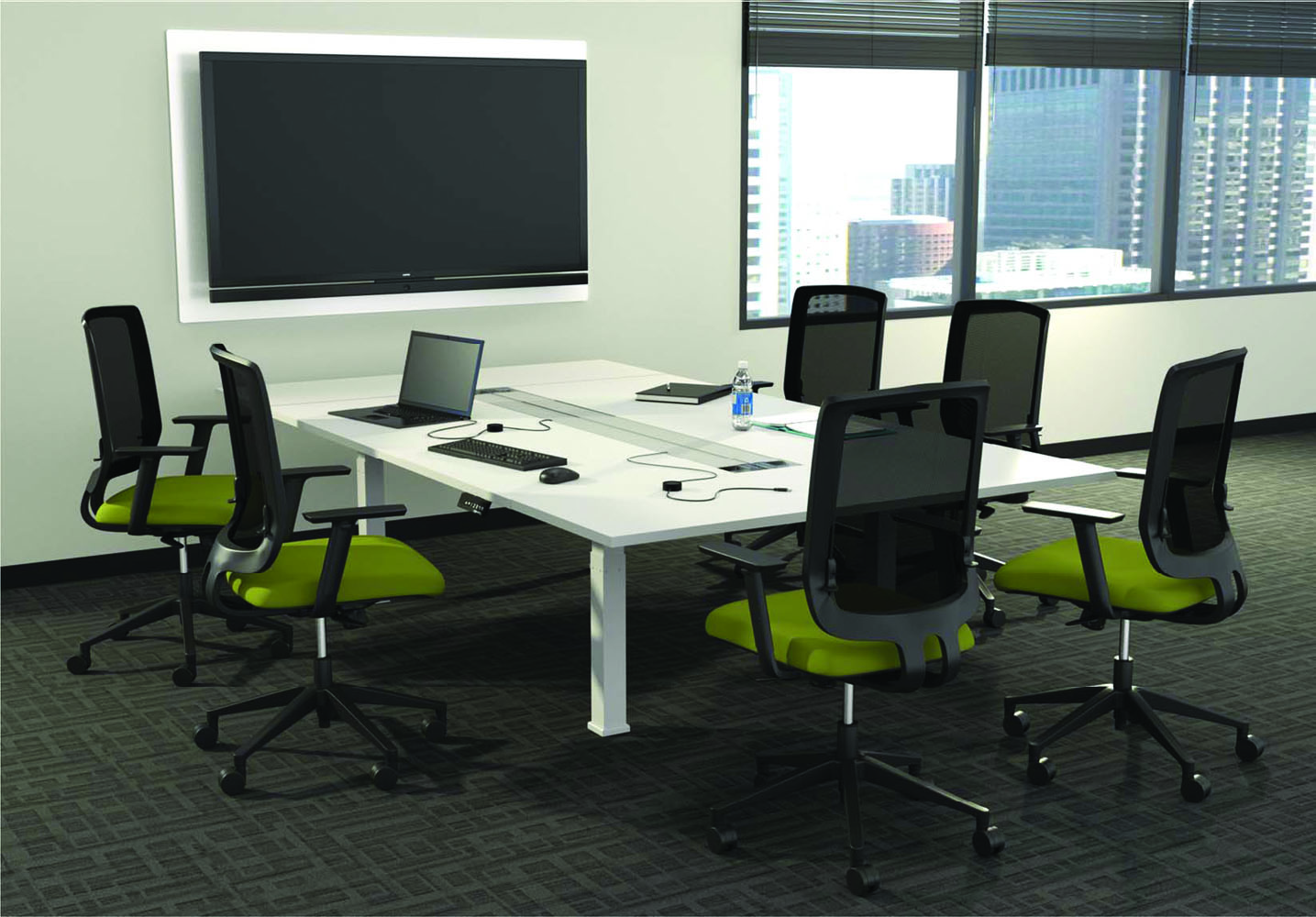 Conference Room Table And Chairs - Collaboration Spaces Office Furniture Sets
