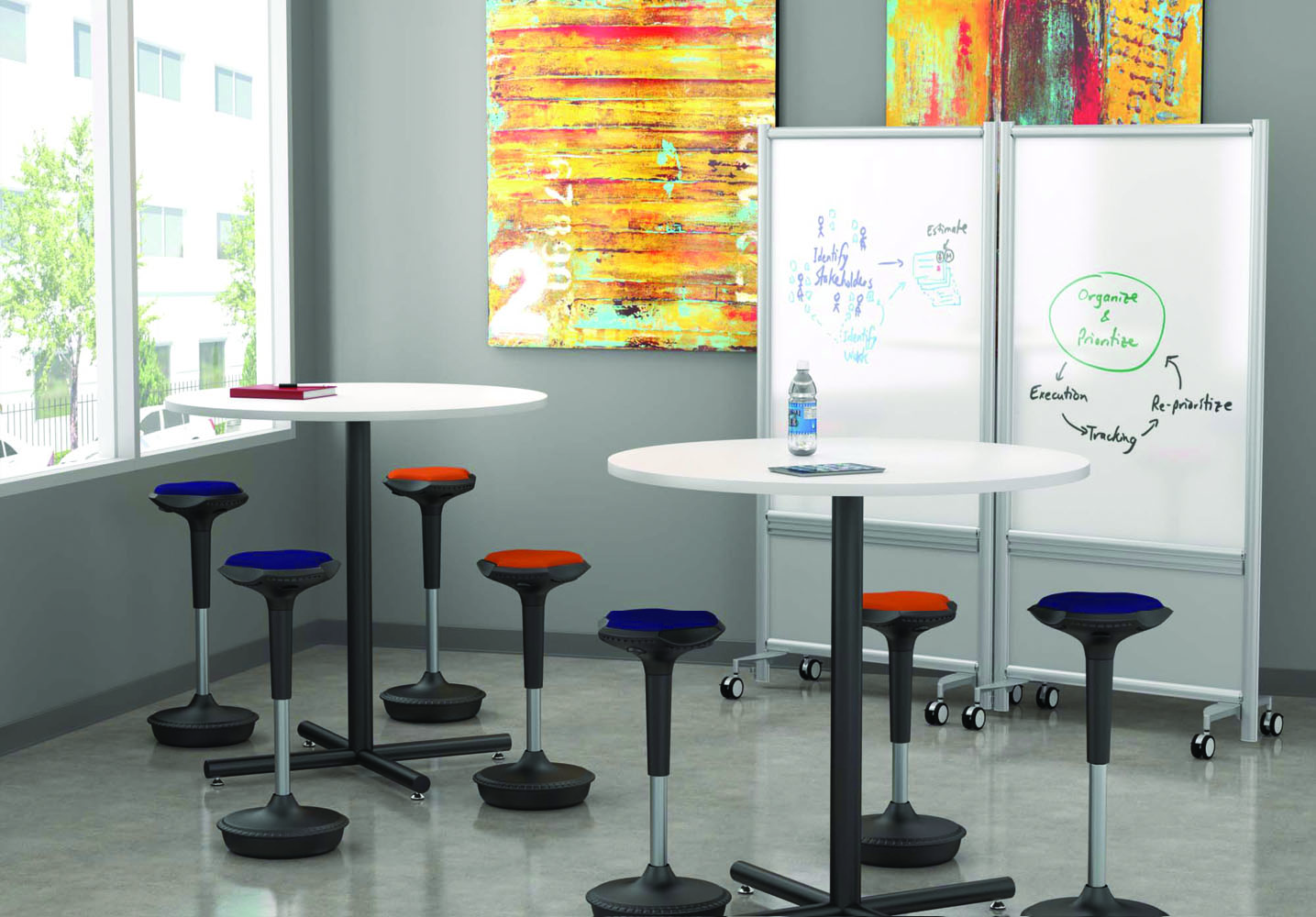 Meeting Table And Chairs - Multi Use Office Furniture Sets