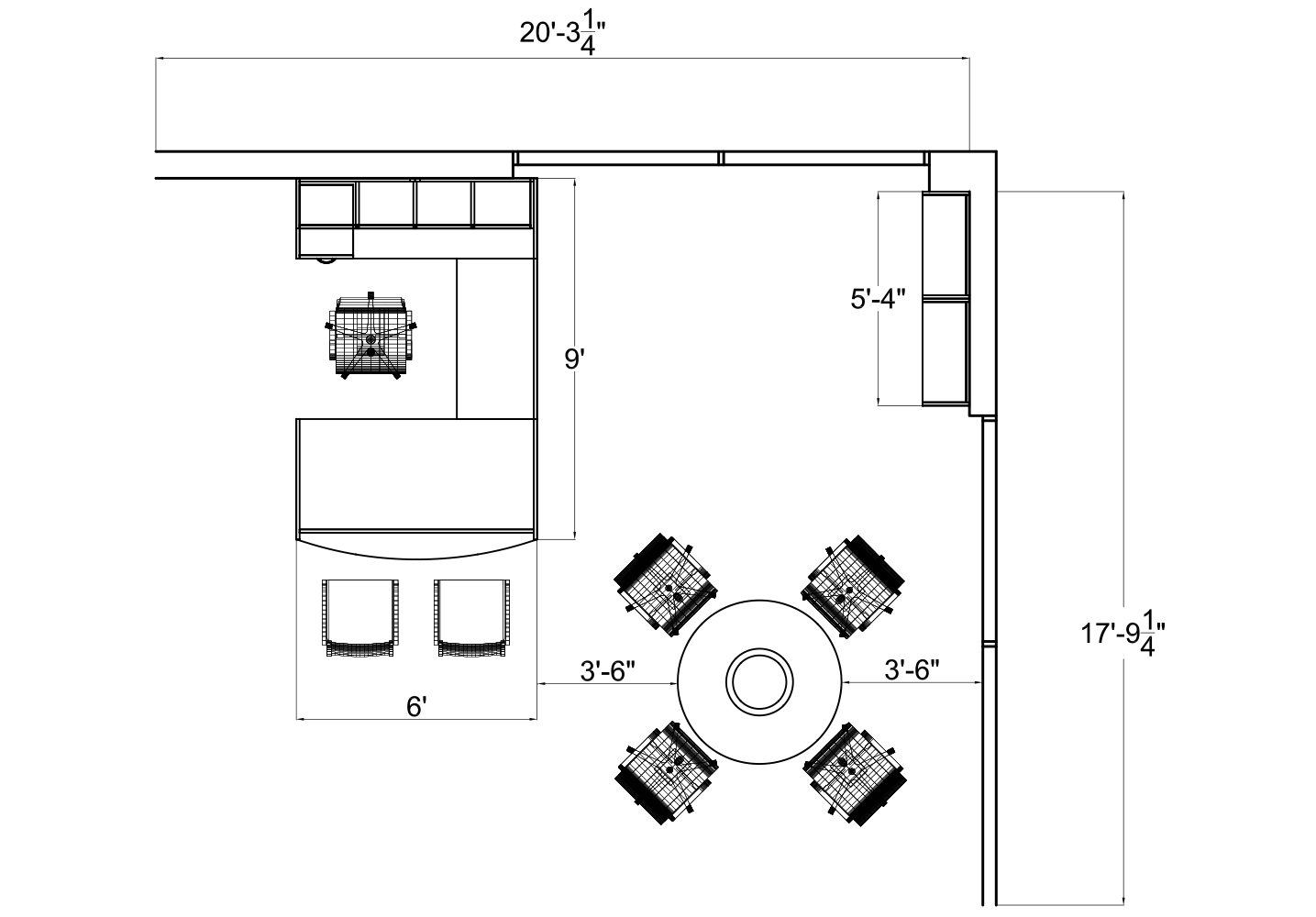 Executive Furniture from Compel - 2D plan