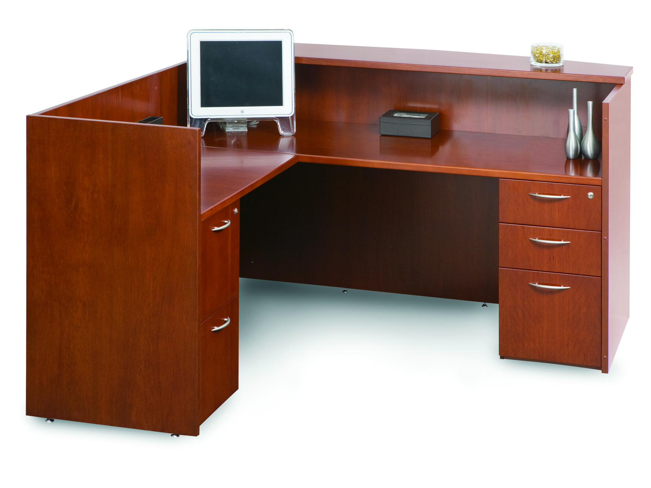 Reception Area Furniture from Compel - Insignia reception desk - back view