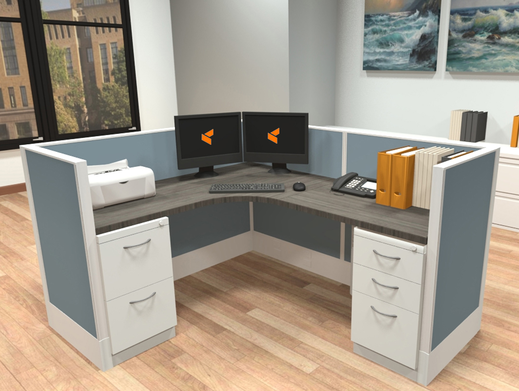 Modular Desk System - Divi AIS Furniture