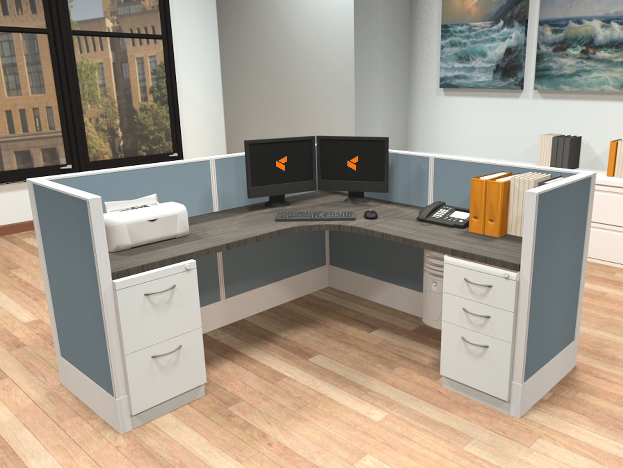 Modular Desk System - Divi AIS Furniture