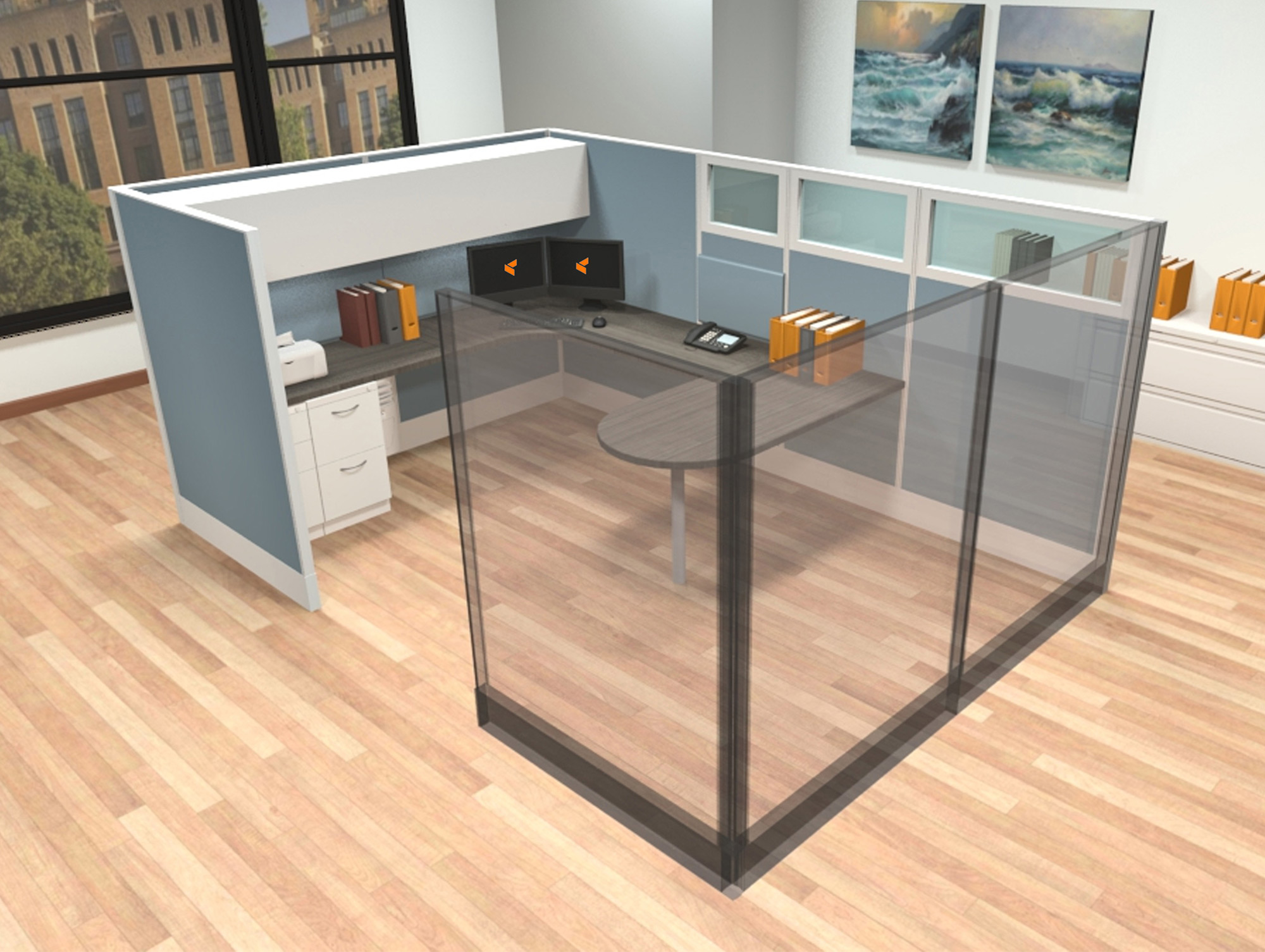 Modular Desk System - Divi AIS Furniture