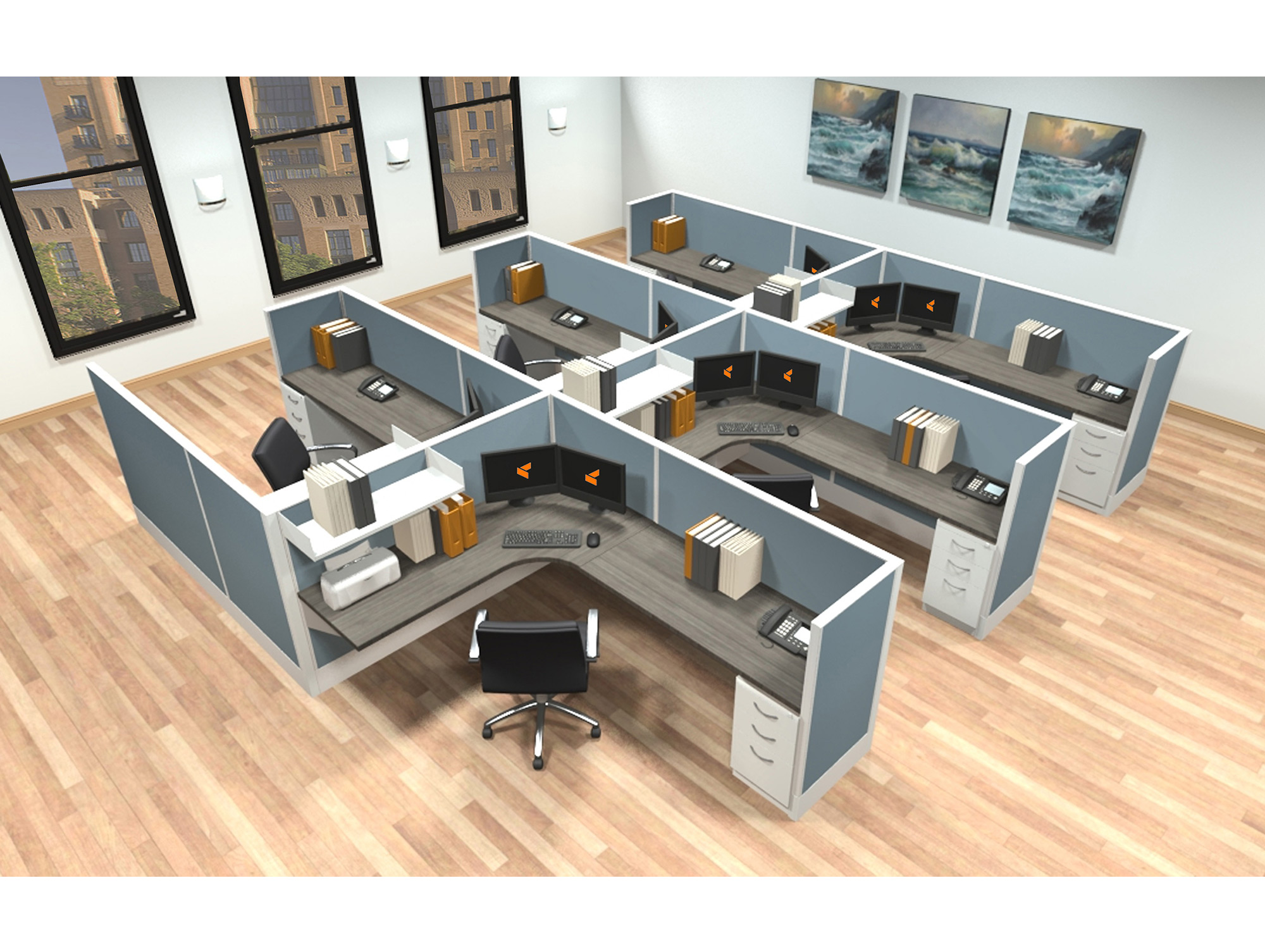 Actualizar 107+ imagen modular office systems